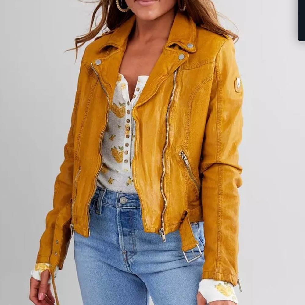 Mauritius genuine leather jacket